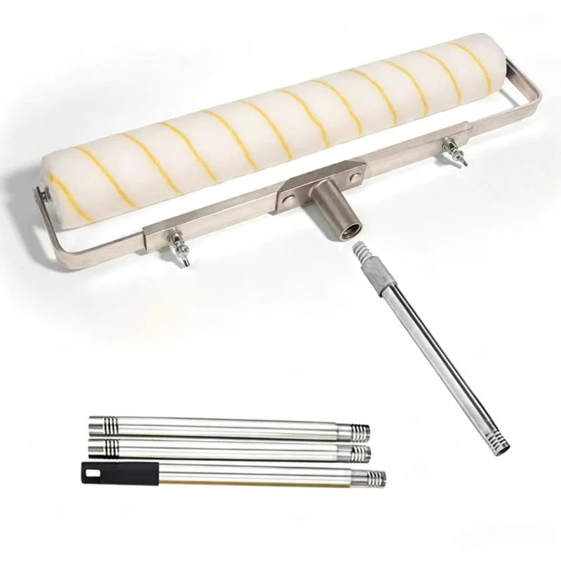 

For Wall Decorative NAP18MM Long Plush Paint Roller Brush 18inch Painting Handle Tool Painting Handle Tool Support