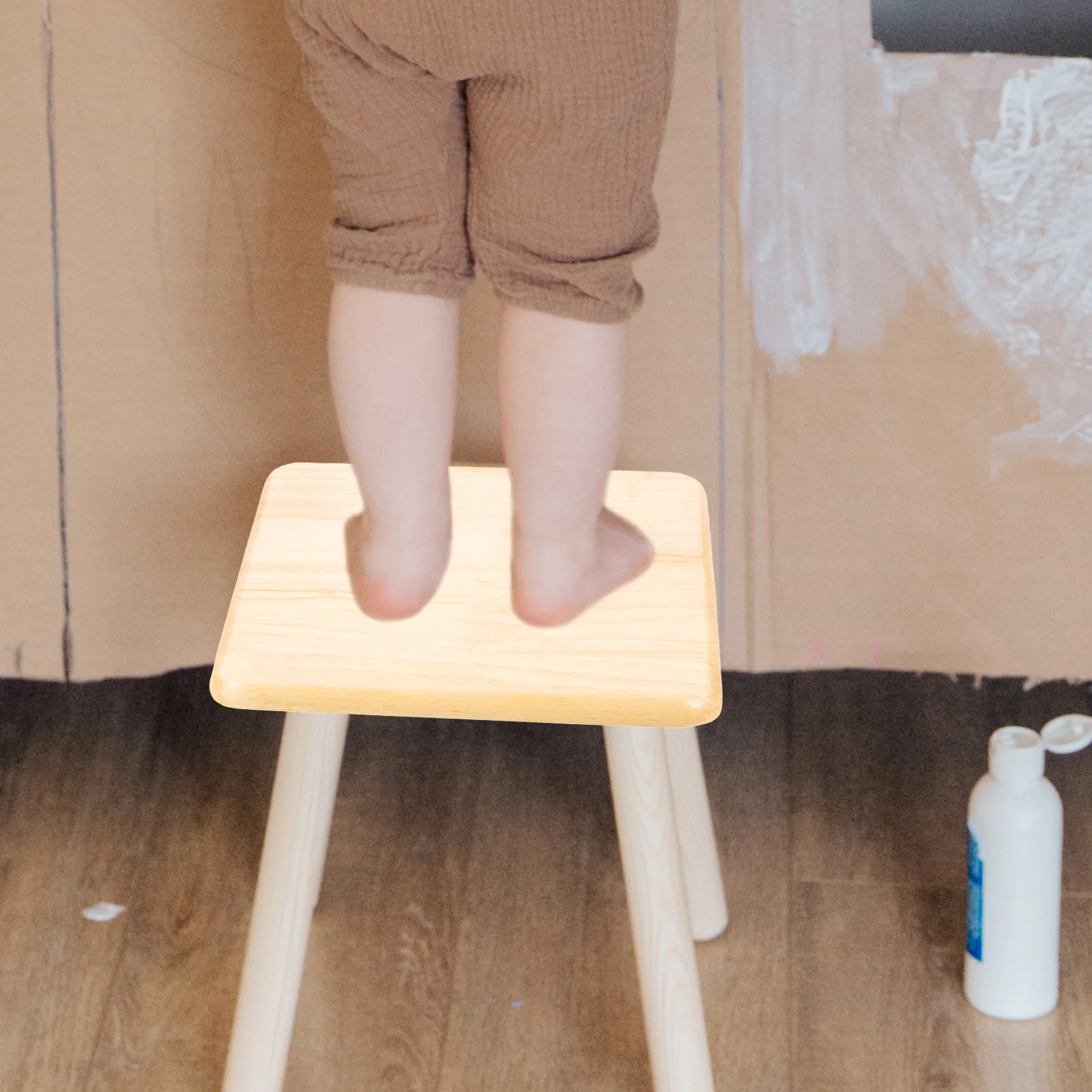 

Square Wooden Stool Seat Replacement Fine Texture Not Easy to Deform for Chair Stool Repair Home and Commercial Use