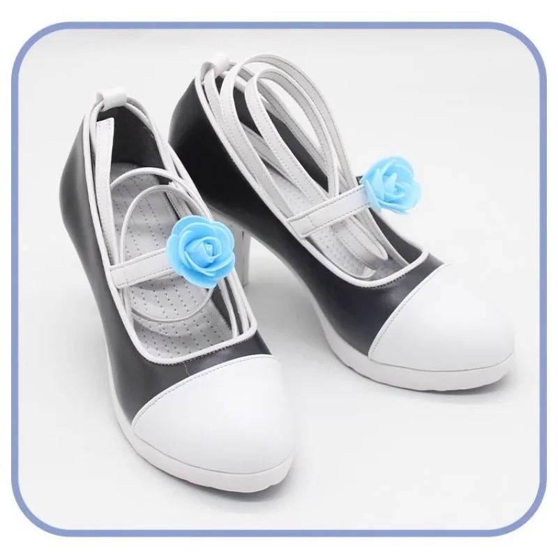 アニメ綾波レイコスプレ靴コミコンコスプレイヤーハイヒール合成皮革製EVA00レイ綾波の靴