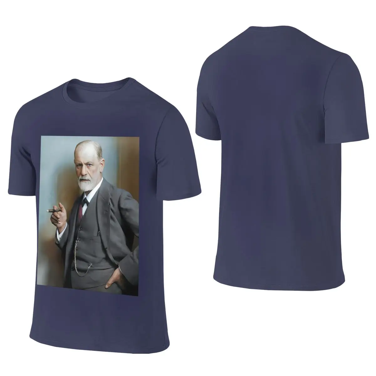 Sigmund Freud 1921 Smooth Reversible T-shirt Fresh Youthful Feeling   Cotton Tee