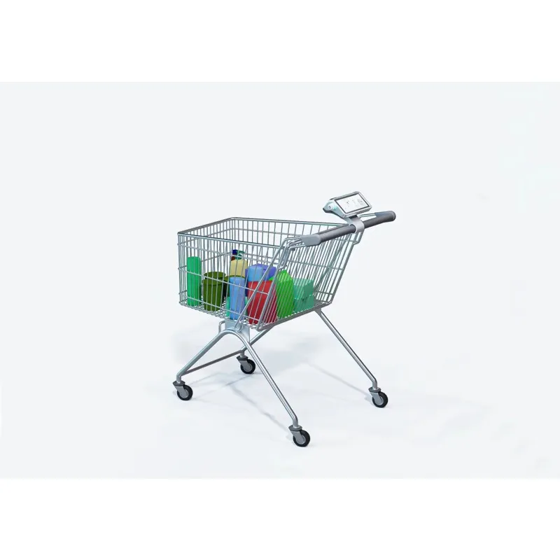 Supermarkt winkelwagen All-in-One POS-systeem terminalmachine NFC Bluetooth USB 10.1" touchscreen 1920x1080 resolutie 1D/2D
