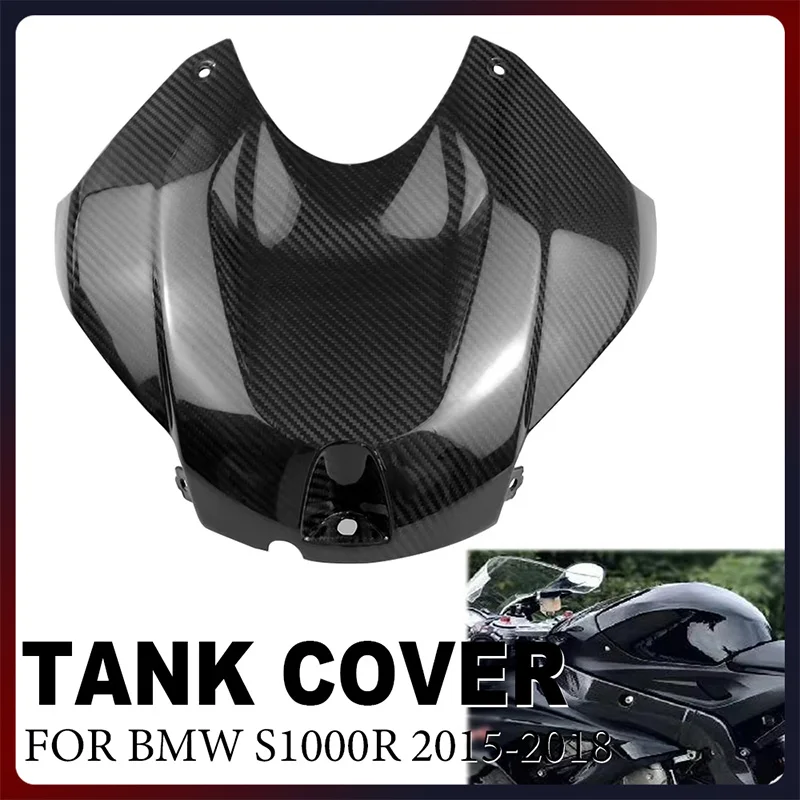 

For BMW S1000R S 1000 R 2015 2016 2017 2018 Motorcycle ABS Carbon Fiber Gas Tank Cover Fairing Fuel Tank Cowl Protective Guard