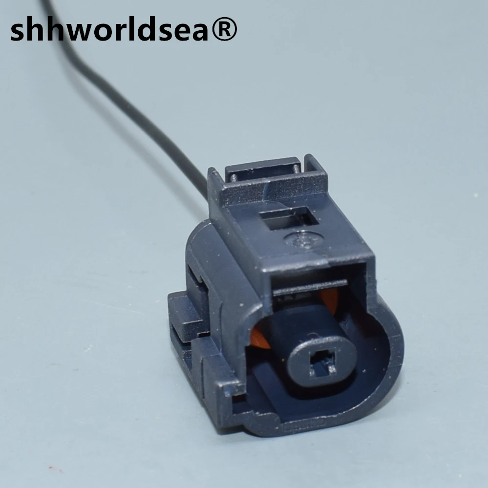 

shhworldsea 1J0973701A 1 Pin Blue Female Plug 1.5mm (060) Series Auto Connector Suitable For VW Audi Skoda