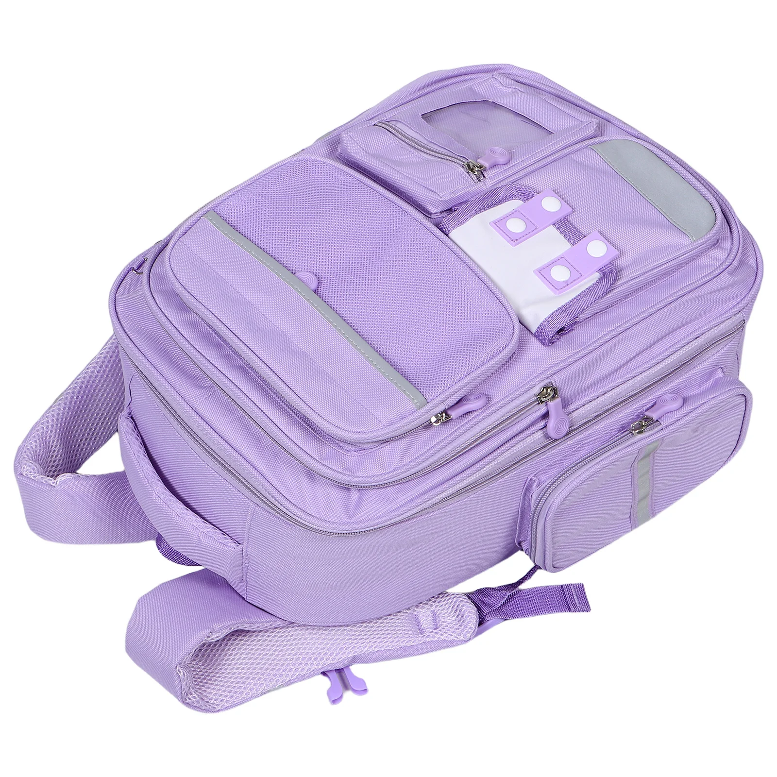 Cute School Backpack for Large Capacity Multi Pocket Nylon Student Bag Middle High School Bookbag Rucksacks Travel