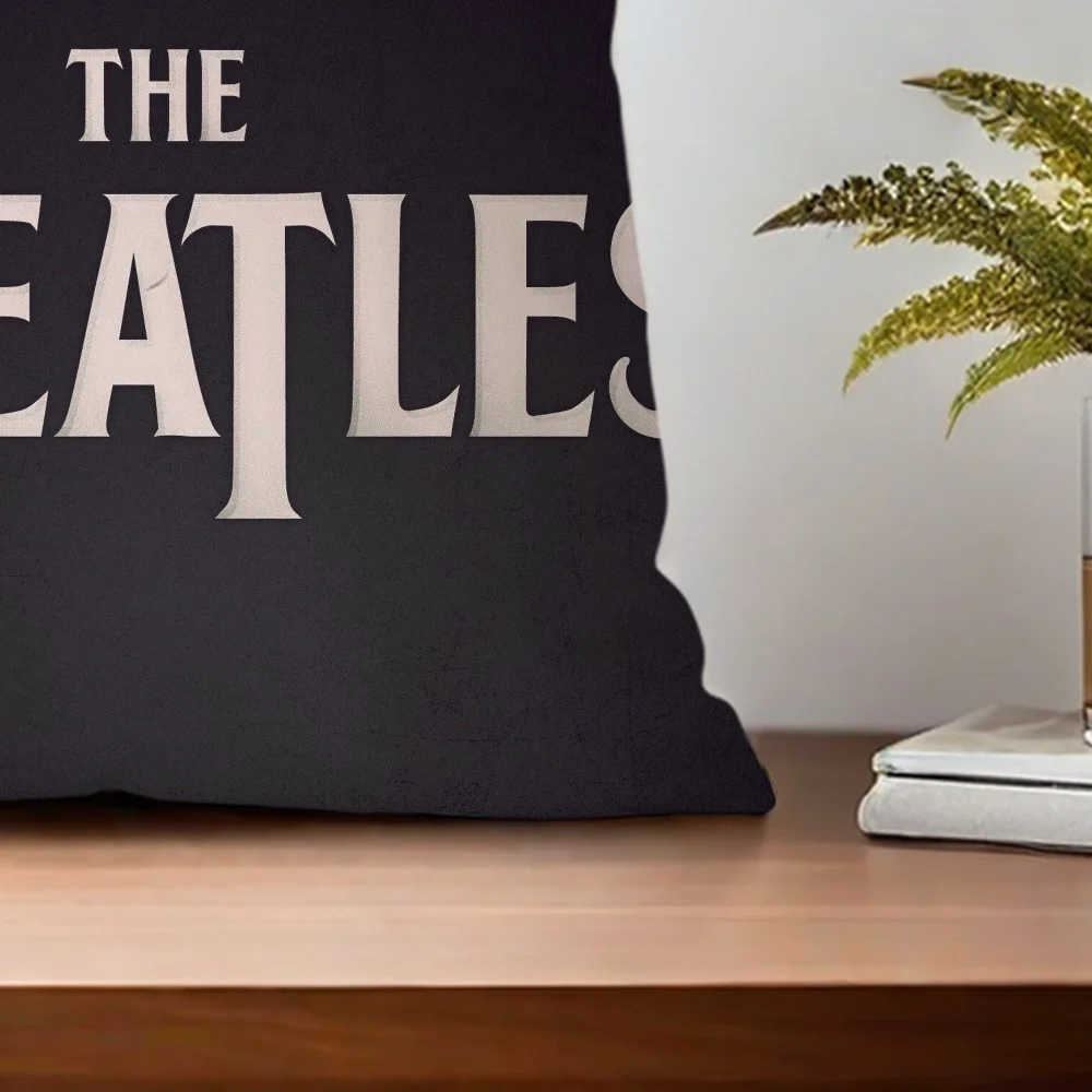 The Band T-The B-Beatles Comfortabele kussensloop Kussenhoes Geschikt voor thuis Woonkamer Bank Kamerdecoratie