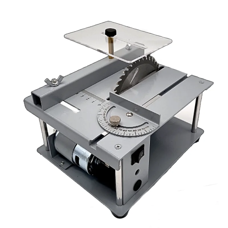 

Mini Multifunctional Table Saw PCB Small Desktop Cutting Machine Diy Model Woodworking 96W/150W Household Electric Saw