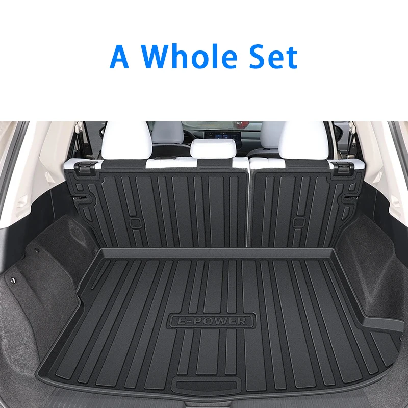 Car Trunk Mats For Nissan X-Trail XTrail X-Trail Rogue E-Power T33 2023~2026 Waterproof Boot Pad TPE Cargo Cover Car Accessories 6