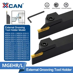 XCAN External Grooving Tool Holder MGEHR1010 MGEHR1212 MGEHL1616 MGEHL2020 MGEHL2525 CNC Lathe Bar Turning Tool Holder