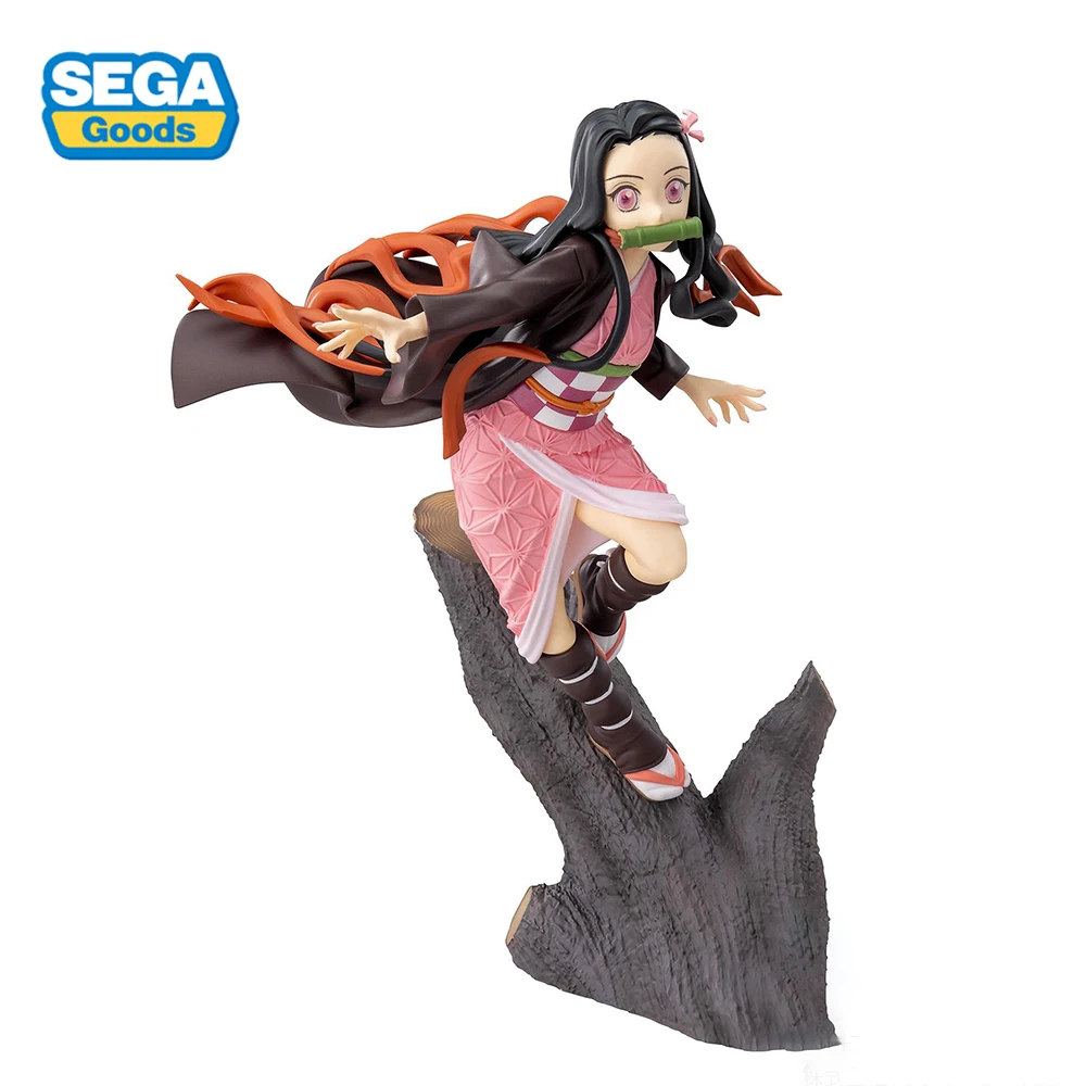 W magazynie oryginalny SEGA Xross Link Demon Slayer Kamado Nezuko pcv Anime rysunek figurki zabawki modele