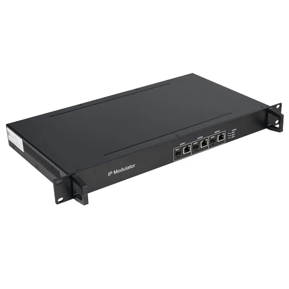 YDS3344M 28-in-1 ISDB-T/32-in-1 DVB-T/48-in-1 DVB-C Modulator 3 RJ45/SFP for Ports 256 PIDs Rack Mount Mux-modulating Device for