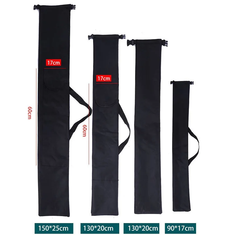 80-146CM Canvas Fishing Rod Bag Large Capacity Folding Portable Fishing Umbrella Bag Thickened Fishing Tackle Accessories XA104W