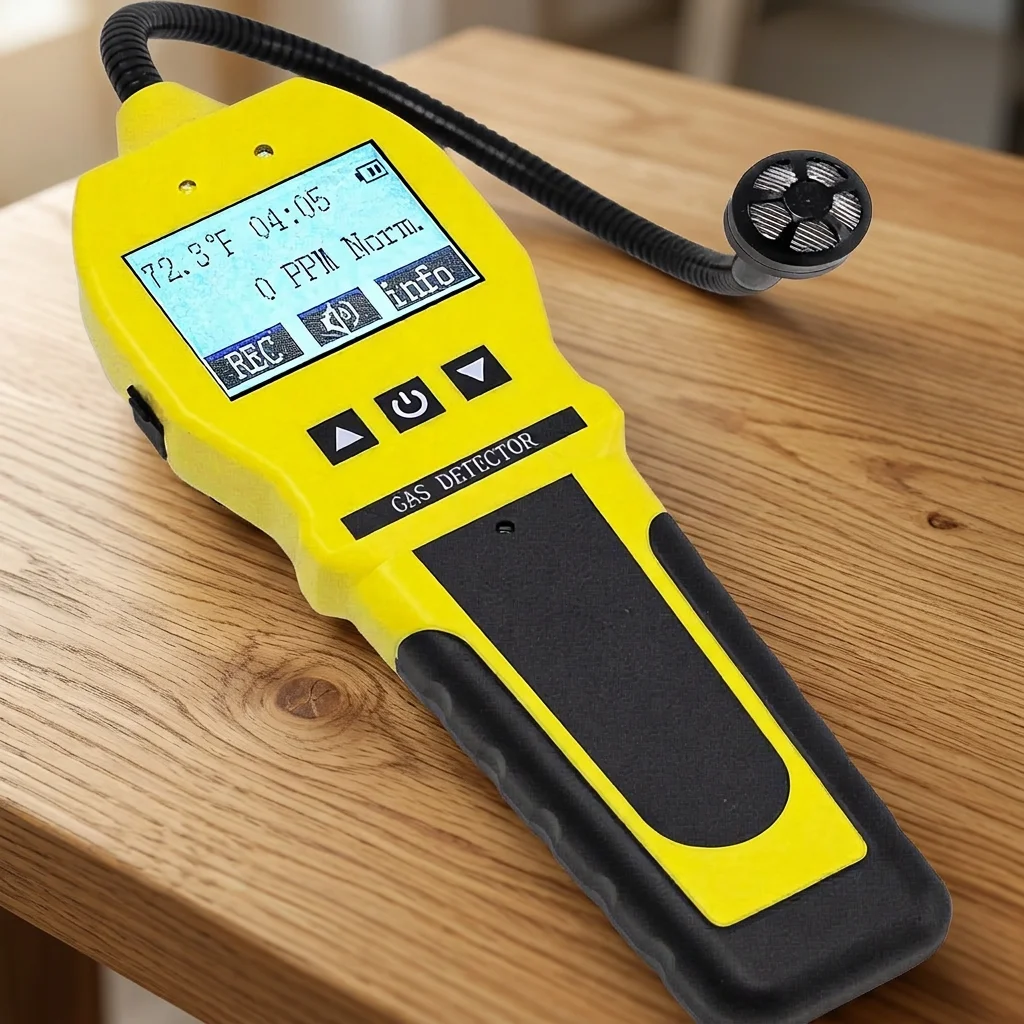 Sewer Gas Leak Detector Forensics High Accuracy Class 20 Year Sensor Multi Mode Alarm Audible Vibration Visual Bathroom