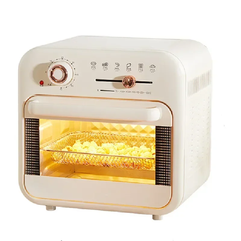 Large Capacity White Metal Multi-Function Fried Oven Two-in-one Electric Oven 18L Air Fryer