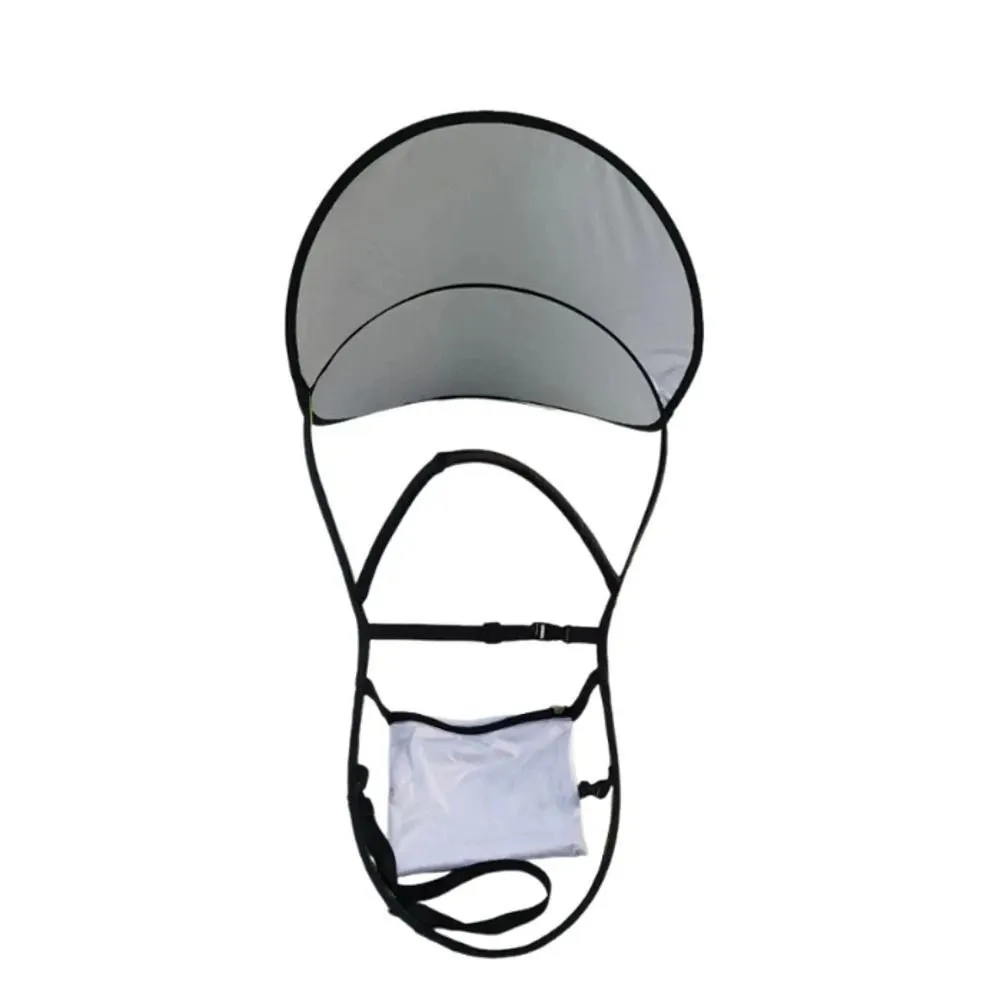

Visor Large Fishing Umbrella Hat Sun Protection Foldable Backpack Sunshade Board Hands Free Wide Brim Sun Shade Caps Hiking