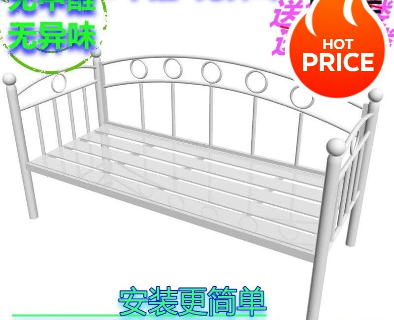

Кровать для сращивания Детская кроватка с ограждением Кованая детская кроватка Маленькая широкая прикроватная тумбочка Простая