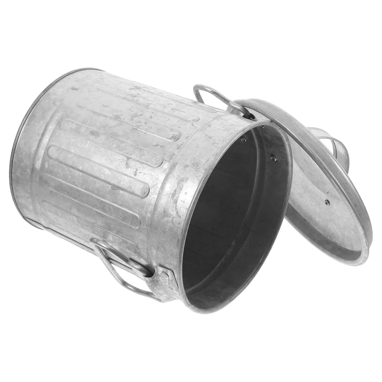 Desktop Stationery Storage Bucket Shaped Trash Bin Small Decorative Rubbish Bin for Office Bedroom Home Wastebasket Convenience
