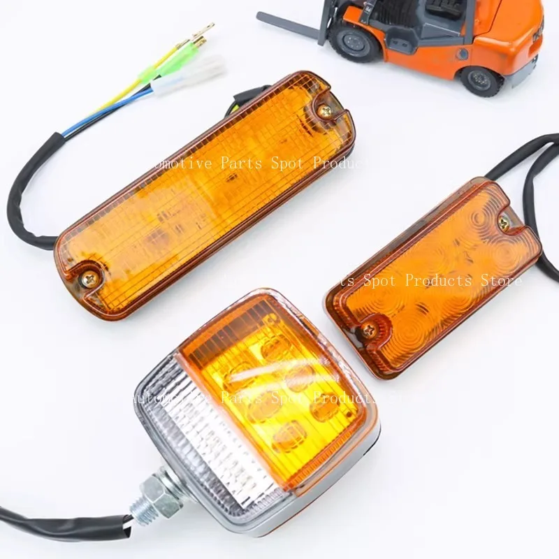 LED Front Small Light Suitable for Heli Hang Cha Long Gong 12V24V Double-sided Night Turn Signal Front Small Light