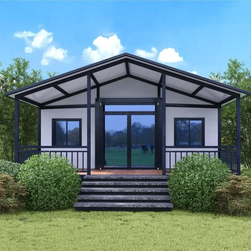 2 Bedrooms Expandable 20ft Container House Prefabricated Homes Modular Prefabricated Homes for Residential and Commercial Use