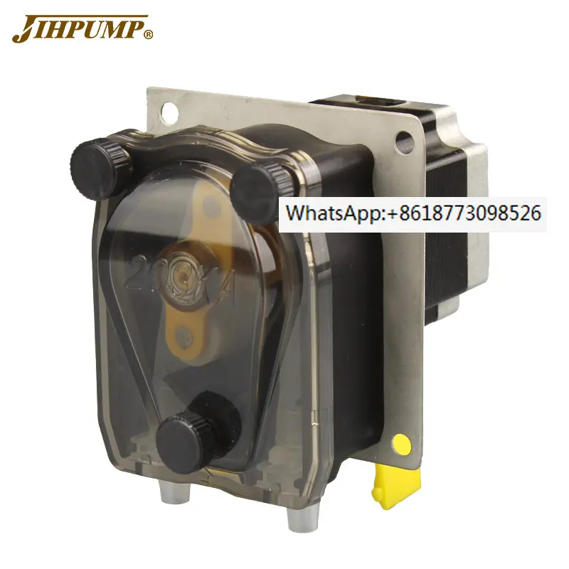 JIHPUMP 24v OEM Food Grade Liquid Dosing beverage Soybean milk vending filling machine industrial high flow peristaltic Pump