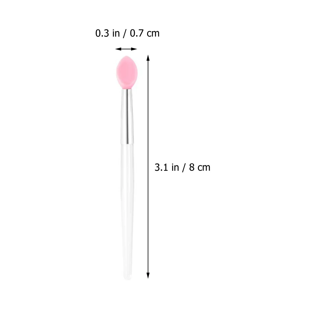 

10Pcs Lip Brush Silicone Makeup Applicators Portable Travel Lipstick Applicator Wands Lip Gloss Brush Makeup Lipstick Applicator