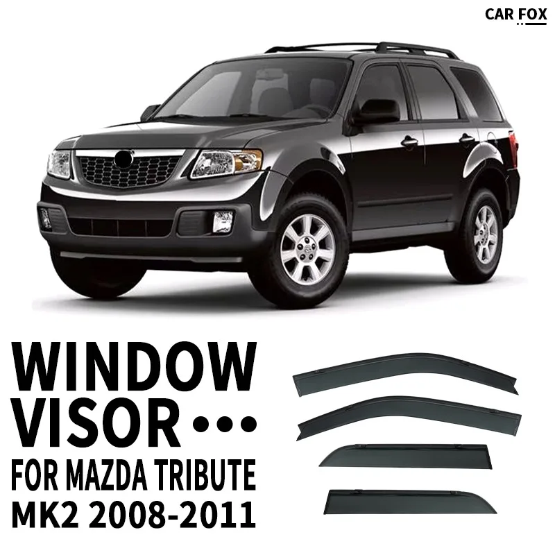 

For Mazda Tribute 2000-2011 Car Window Visor Awning Shelters Windshield Side Window Rain Sun Shade Auto Accessories Car Styling