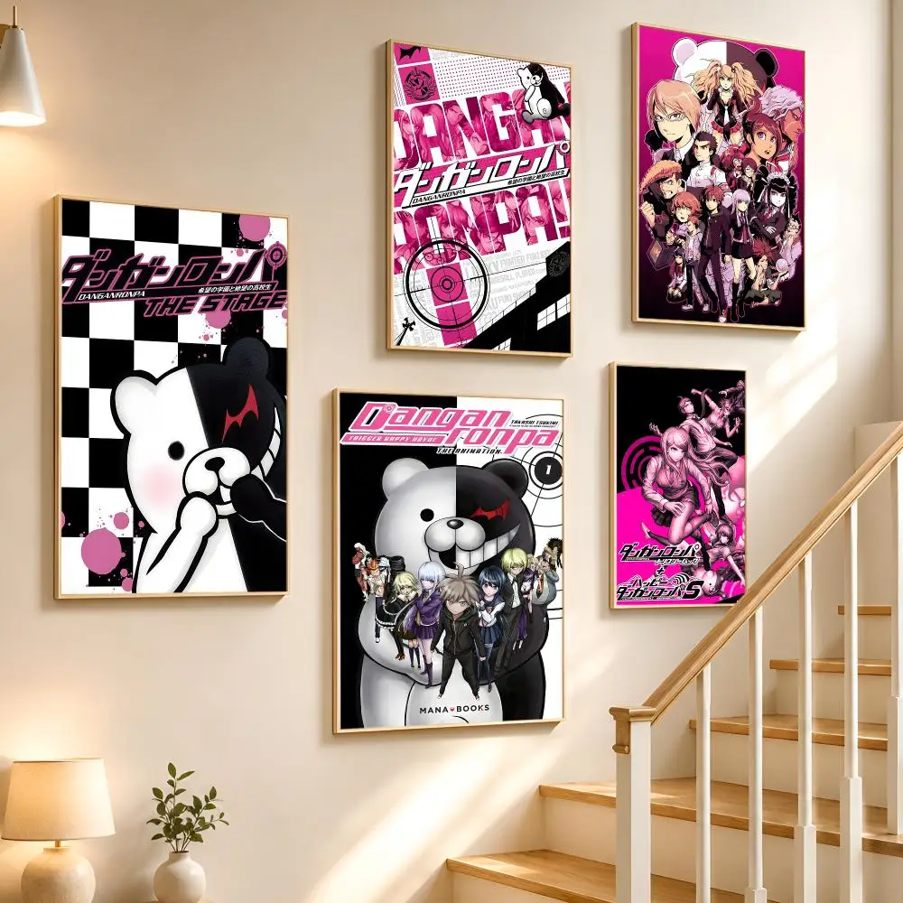 Game Danganronpa Series Poster High-definition waterproof stickers, suitable for home décor, gifts, and holiday decorations