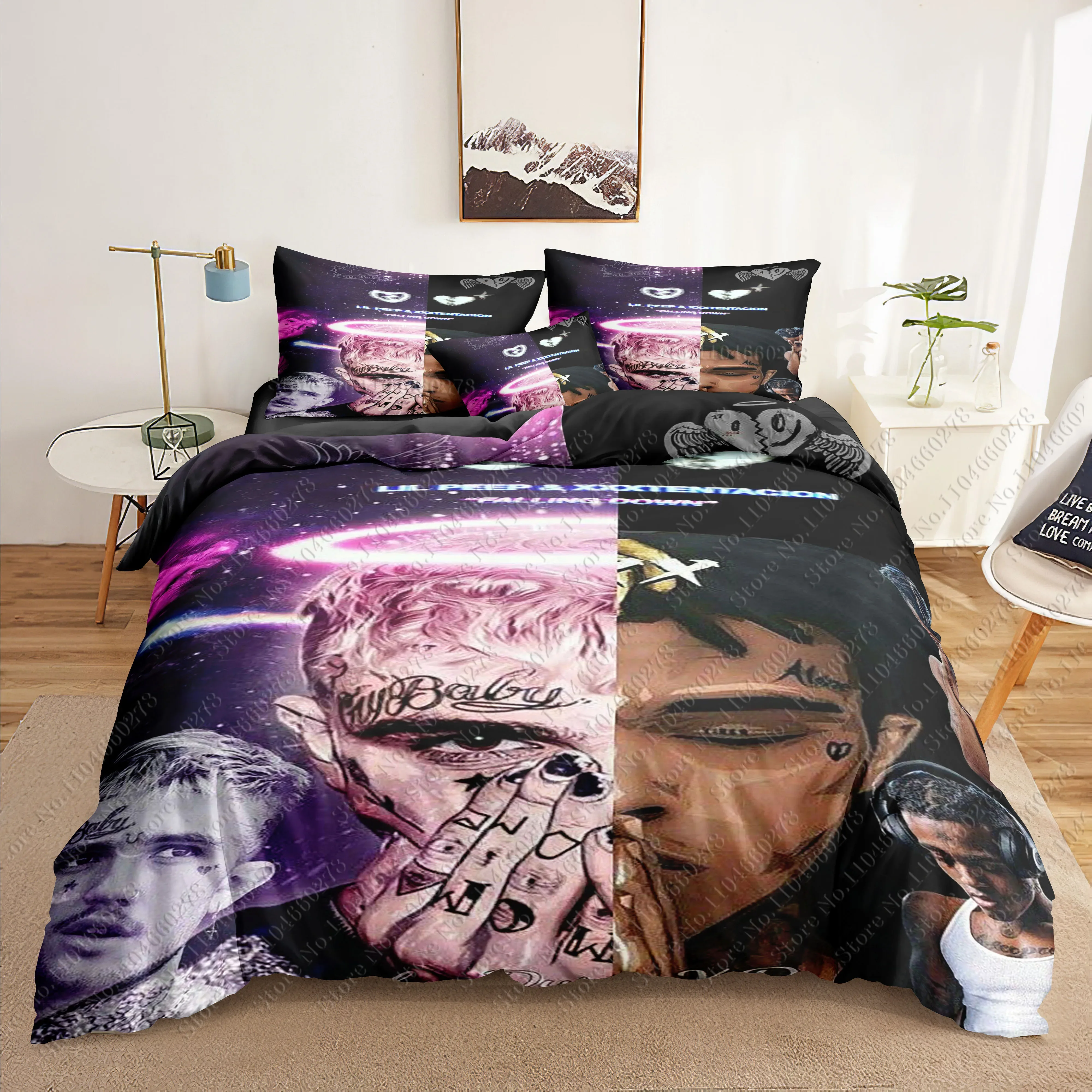 Juice Wrld 3D Bedding Sets Print Duvet Cover Adults/ Children Bed Comforter Birthday Gift Dropshipping