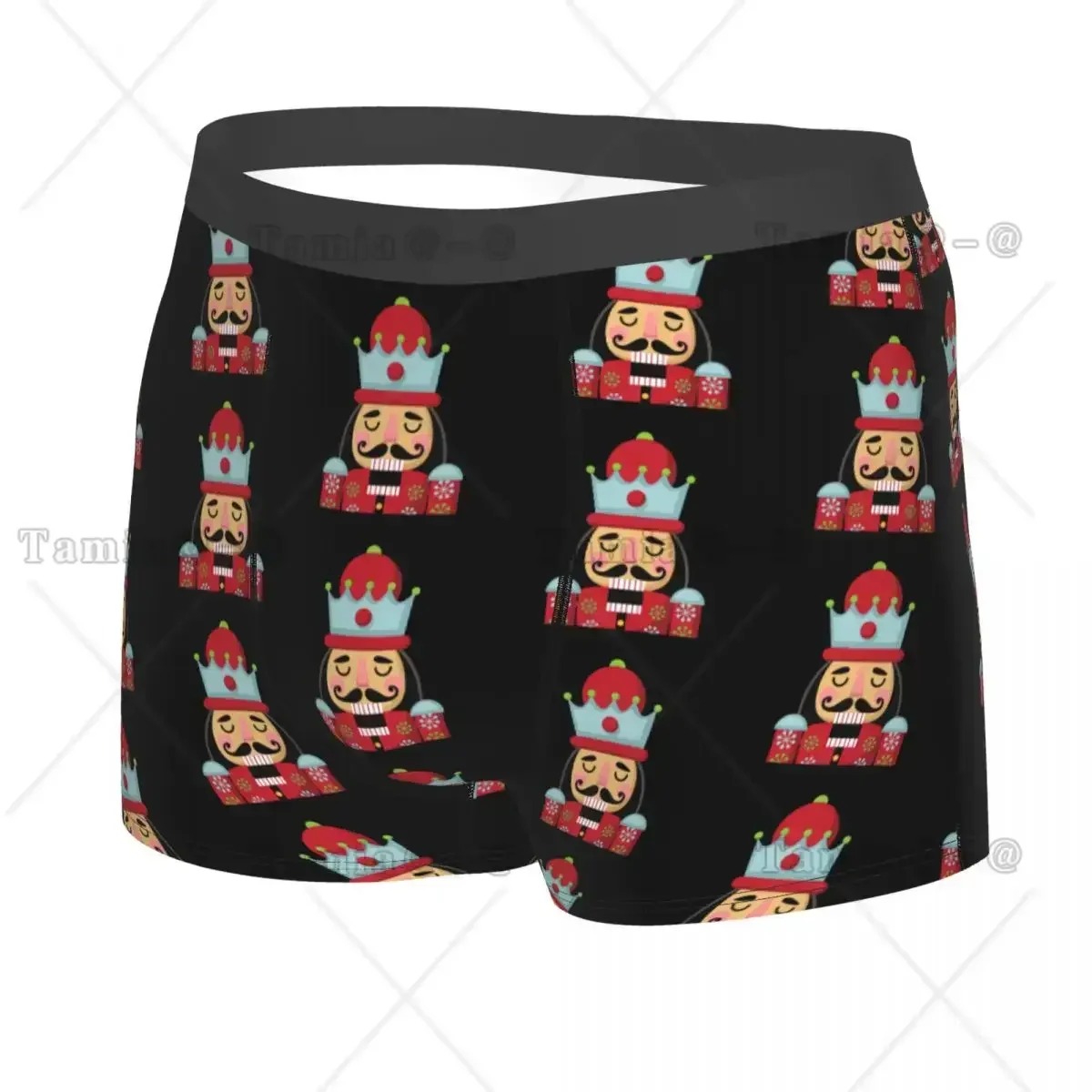Nutcracker Boxer Shorts For Men 3D Print Male Cartoon Soldier Toy Christmas Gift Underwear Panties Briefs Breathbale Underpants