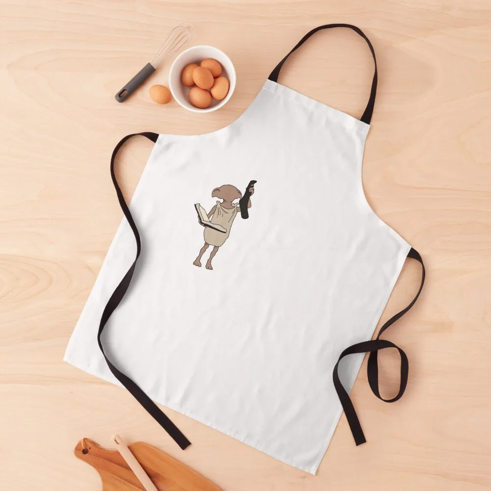 

Dobby Has a Sock! Apron household woman men Chef Uniform Women professional hairdressing Apron