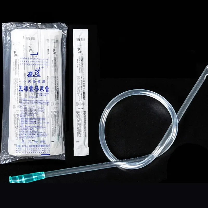 Medical disposable urinary catheter PVC intermittent use single lumen non balloon medical sterile male and female ureters