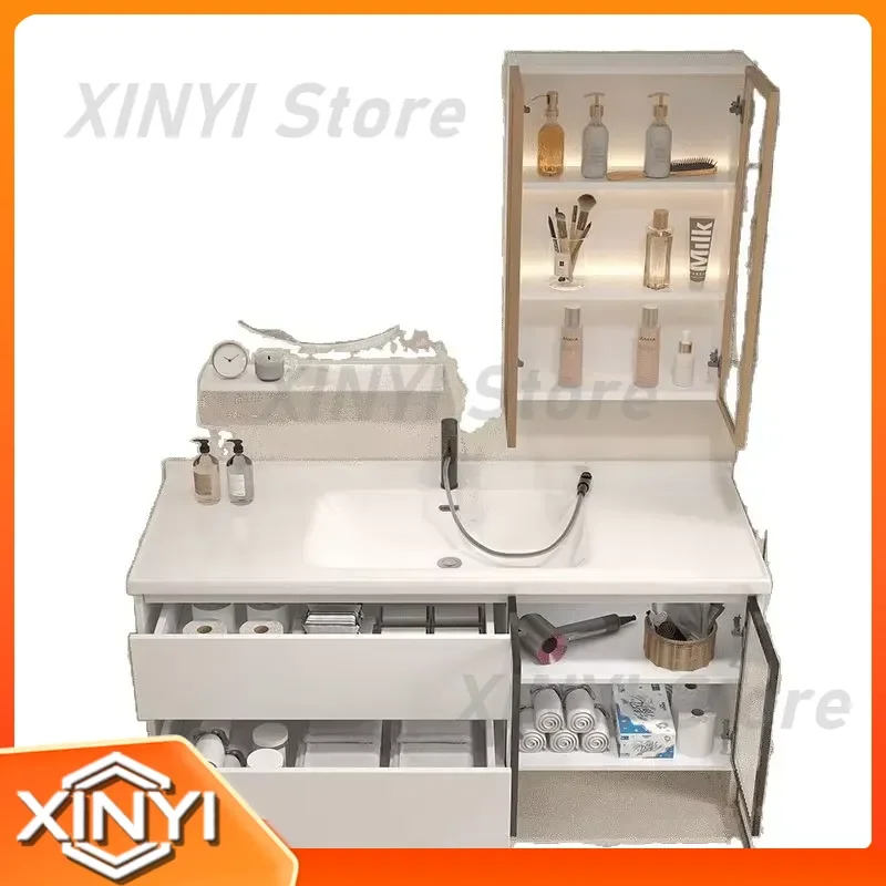 Modern Bathroom Cabinet Combination for Washbasin Set for Toilet Vanity Unit for Modern Simple Bathroom Furniture