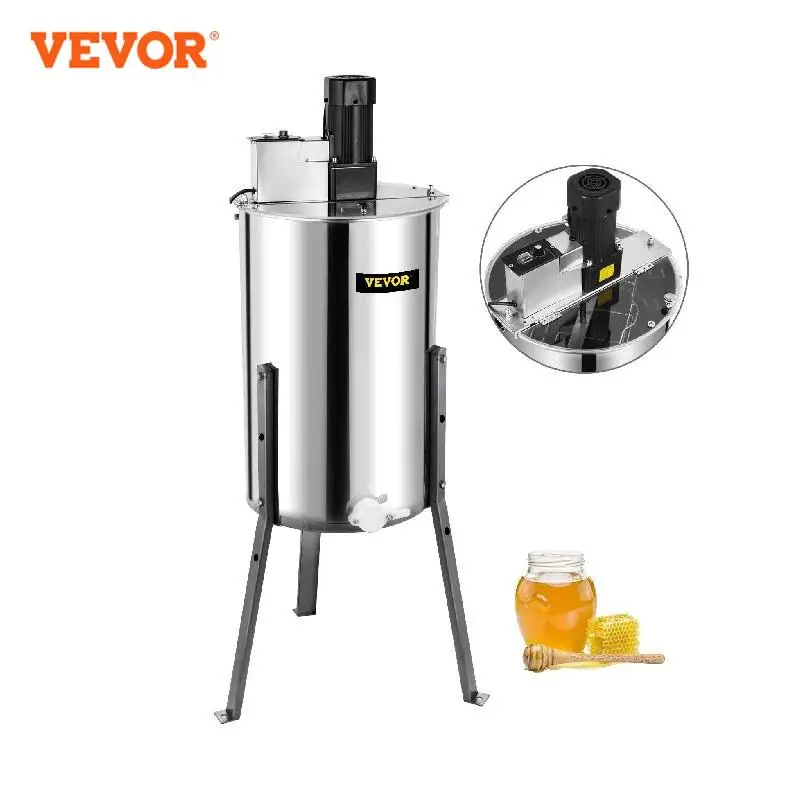 

VEVOR Honey Extractor 2 3 4 Frame Manual Electric Stainless Steel Honeycomb Spinner Crank Honey Centrifuge Beekeeping Equipment