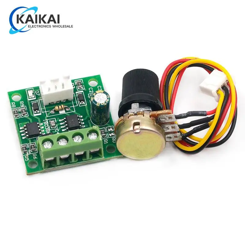 PWM Motor Speed Controller Automatic DC Motor Regulator Control Module Low Voltage DC 1.8V to 15V 2A