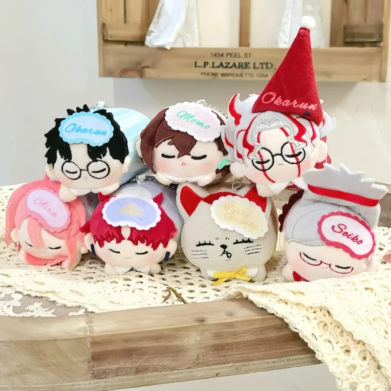 새로운 정품 와이구아 제작 단다단 블라인드 박스 단다단 플러시 토이 모모 아야세 타케루 타카쿠라 세이코 아야세 미스터리 박스 크리스마스 선물