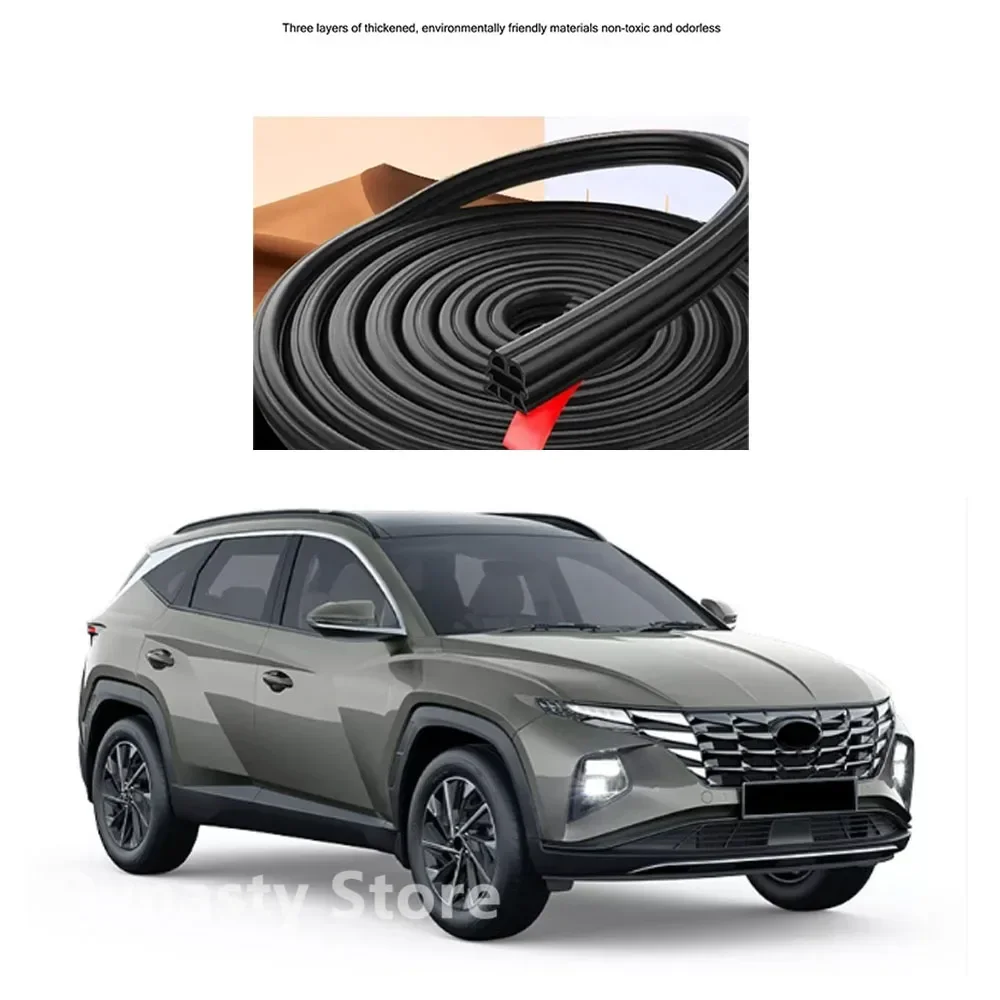 

The Door Sealing Strip Is Suitable For Hyundai TUCSON Car Sound Insulation Whole Car Dustproof Decoration Accessories