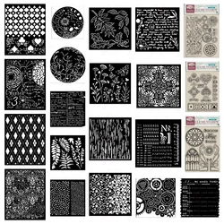 Master Of Magic Rhombus Pattern Stamps Stencil for 2025 Scrapbook Diary Decoration Embossing Template Diy Greeting Card Handmade