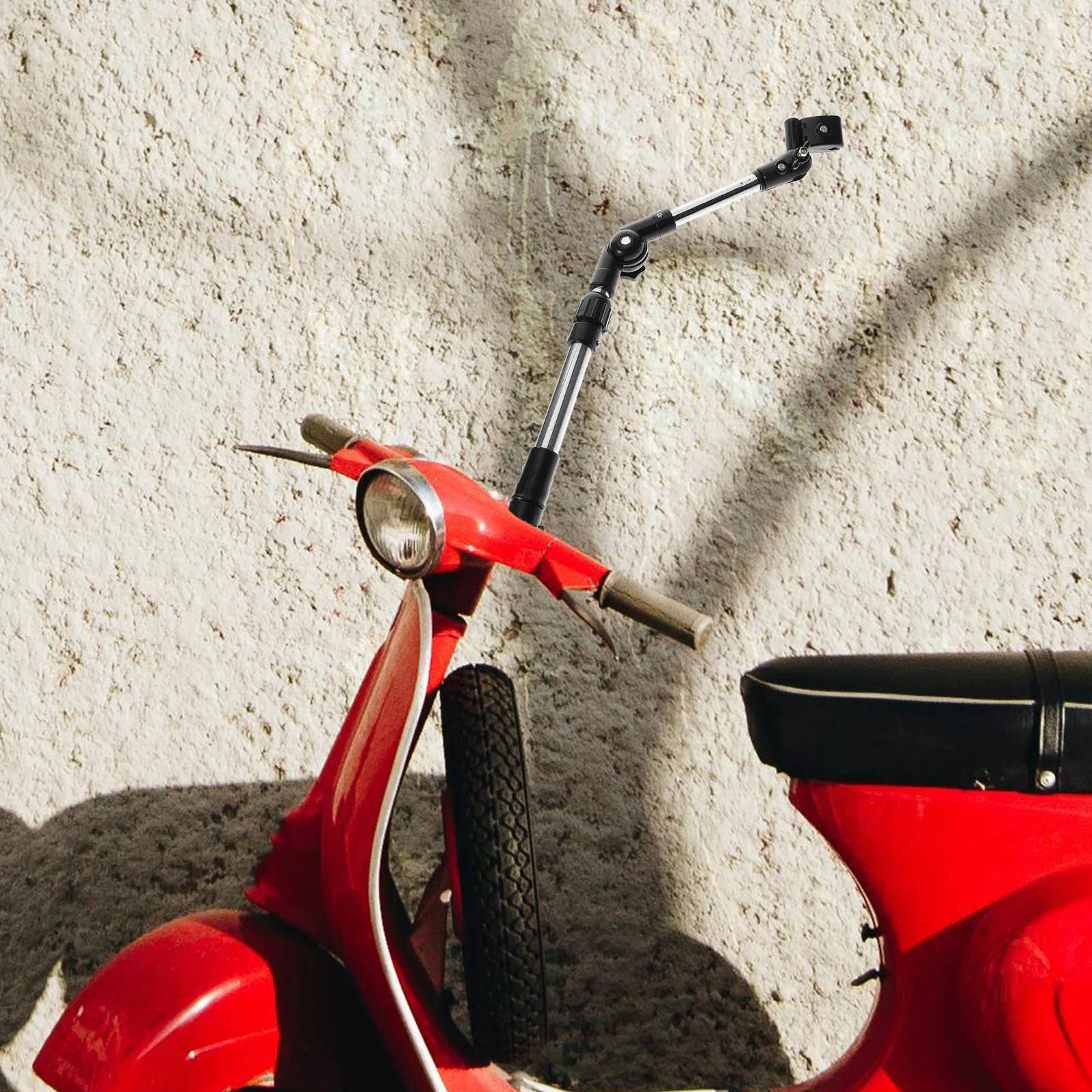 

Electric Bike Umbrella Holder Rainproof Stable Stand Mount Kit for Bicycles Strollers Wheelchairs Universal Clamp Mount