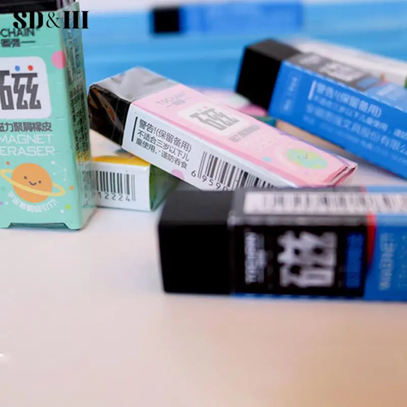 Cool Special Creative Eco-Friendly Magnet Rubber Magnetic Eraser Children's Fun   