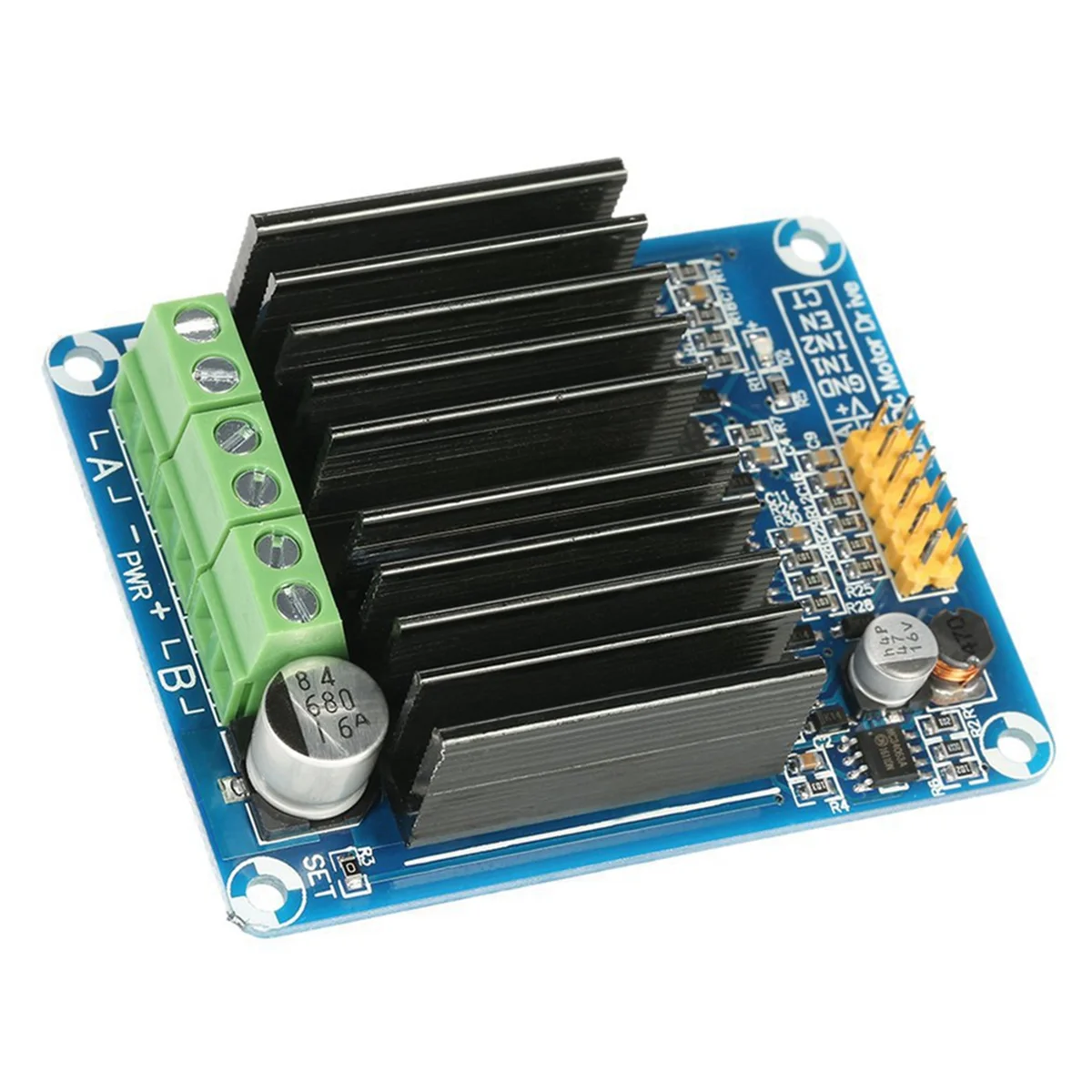 DC 5-15 V 30 A Dual Channel H Bridge Motor Driver Module Bread Board Controller DHB-01A DC Motor Driver Board