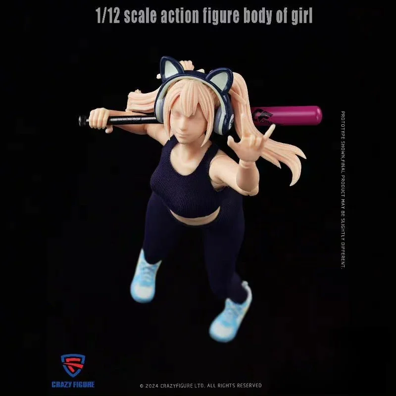 

New In Stock Crazy Figure 1/12 Scale Action Figure Body Of Girl Female Replacement Breasts Male Body 6inch Soldier Toy Gift