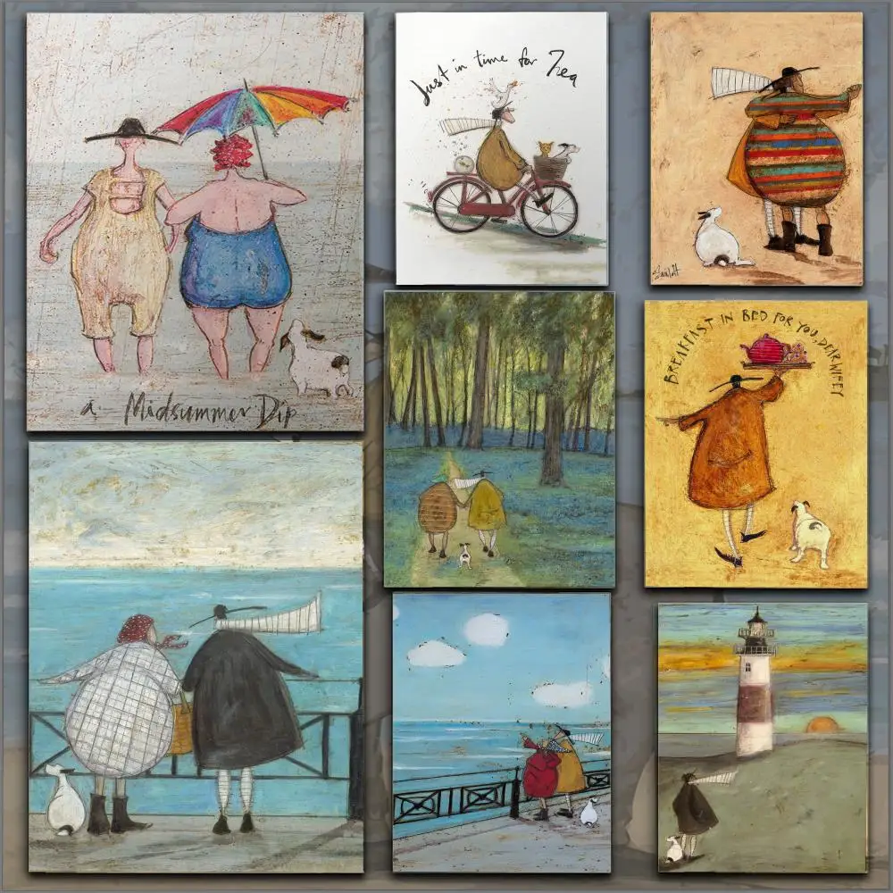 Sam T-Toft Art Poster HD Anime Hot Theme Singer/OST/Movie-Waterproof Self-Stick Home Decor