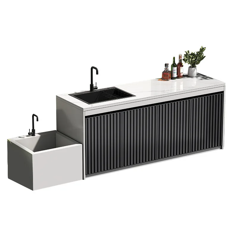 LH outdoor aluminum honeycomb wash basin imitation marble pool outdoor courtyard rock slab sink