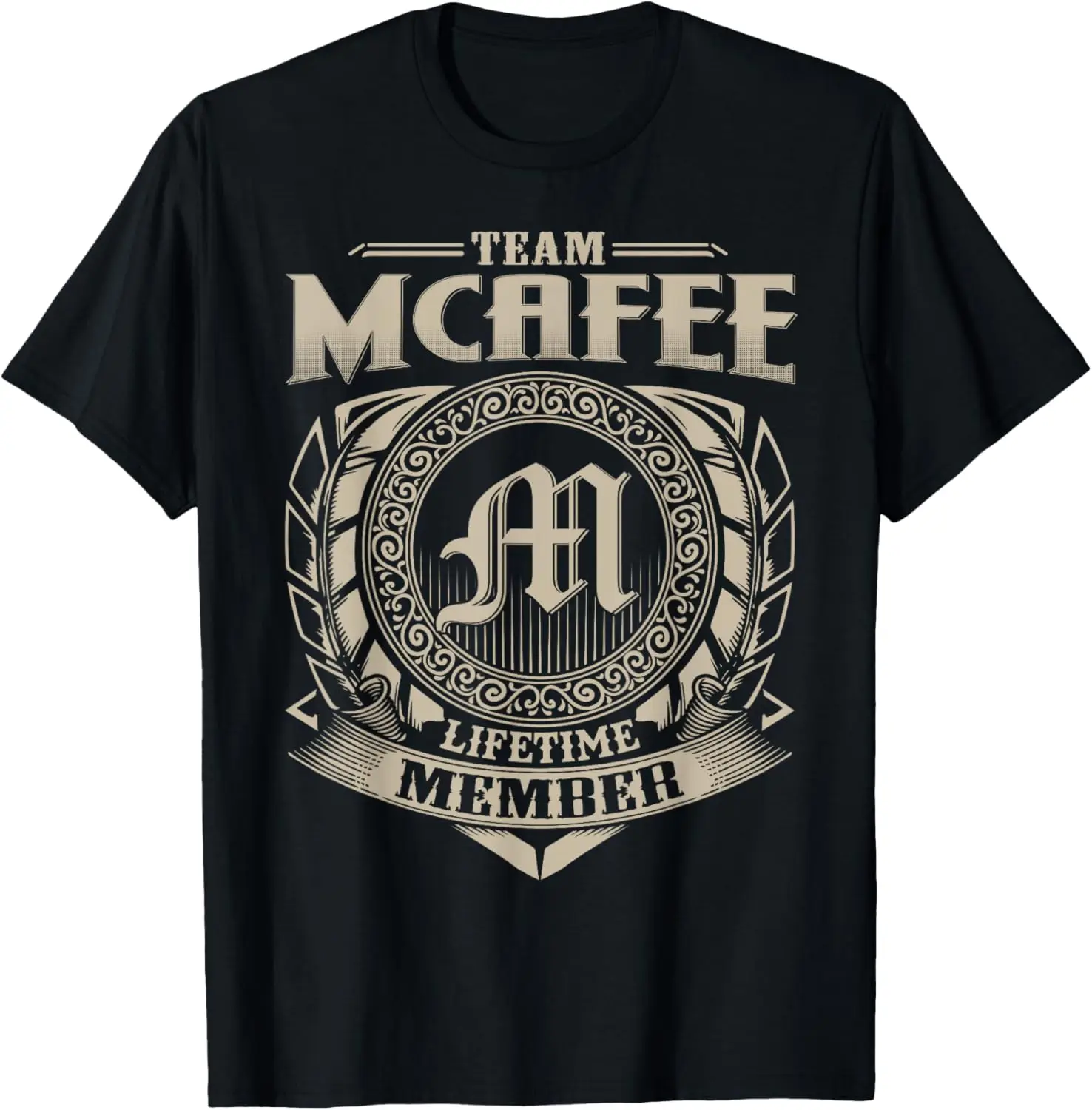 Team MCAFEE Lifetime Member MCAFEE Name Personalized Vintage T-Shirt