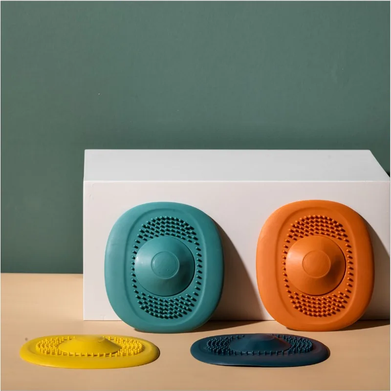 

Bathroom Hair Catcher Stopper Shower Floor Drain Cover Filter Deodorant Anti-clogging Kitchen Sink Plug Drain Strainer