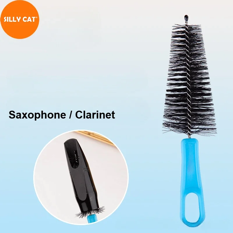 

Cleaning Brushes for The Mouthpieces Tone Button Holes and Keys for Alto Tenor Soprano Saxophones and Clarinets Clean Tool