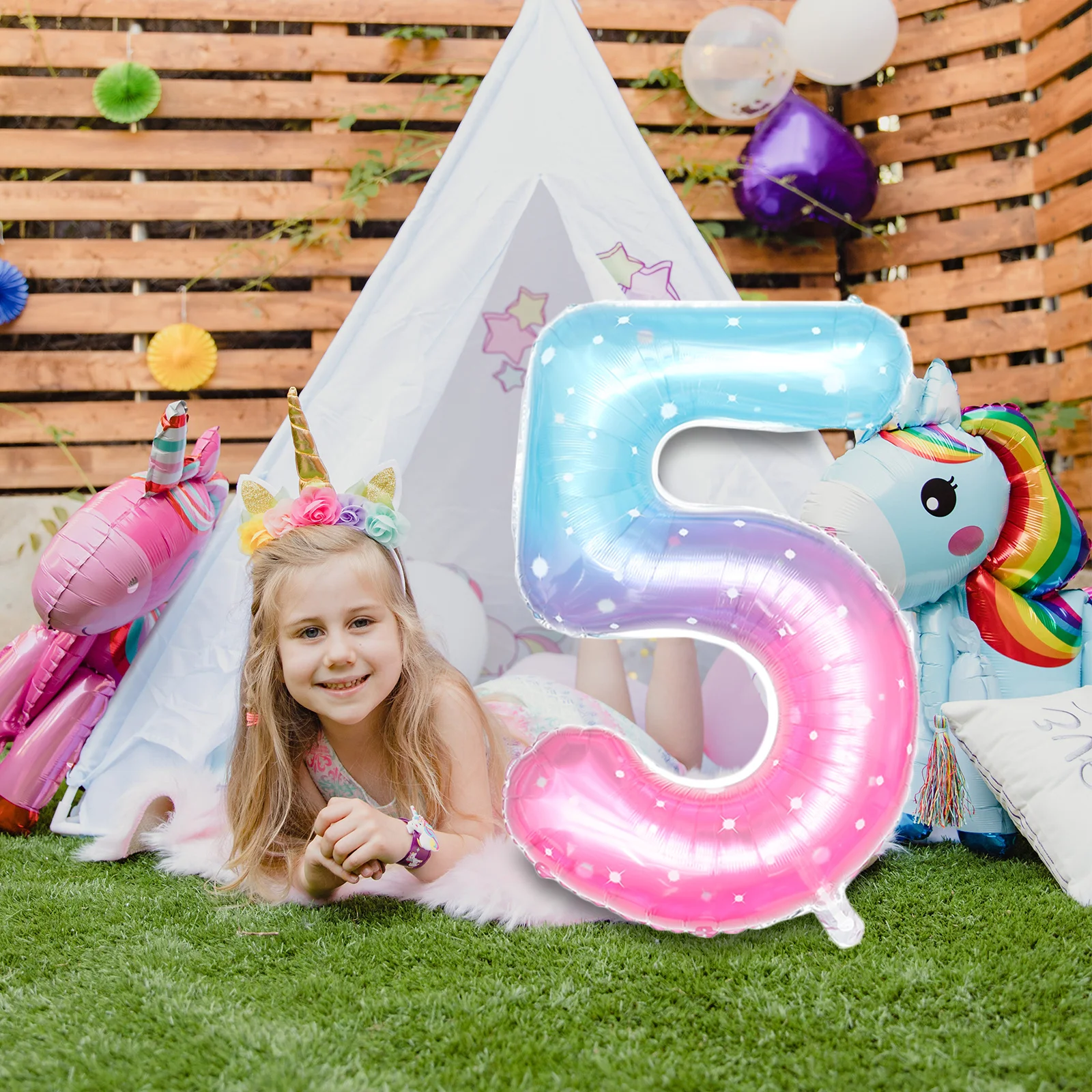 

10Pcs Large Size Number Balloons Aluminum Foil Party Favors Unforgettable Memory Photo Props Number Balloon Birthday Balloon