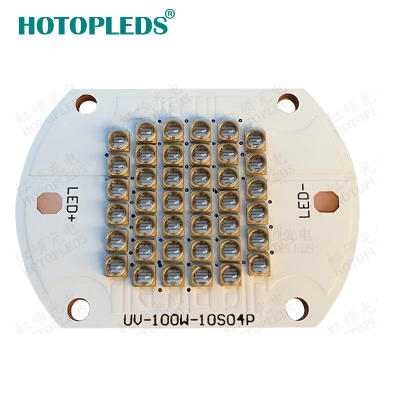 365 nm UV-Härtungsmodul 3D-Druck-Härtungslampe 395 nm Kundenspezifische UV-LED-Module 385 nm Flutlicht Violette Lichtquelle UV 405 nm