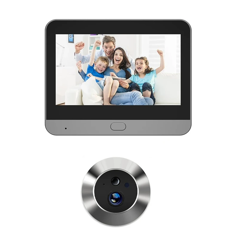 Smart Tuya 3MP 2.4G Wifi Door Camera Automatic Sensing Door Eye Camera Digital Door Viewer Wireless Doorbell Home