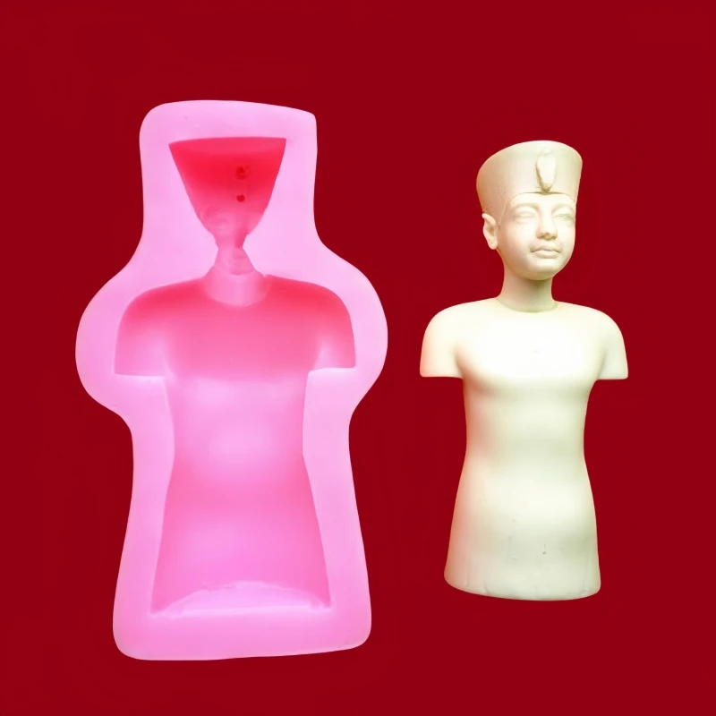 2026 Fan Yong four: DIY silicone molds for ancient Egyptian pharaohs used to make gypsum resin concrete home decorations
