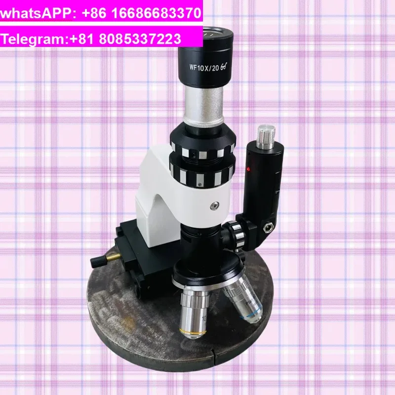 Microscope haute puissance DX300 pour mesurer plusieurs objectifs avec base intégrée